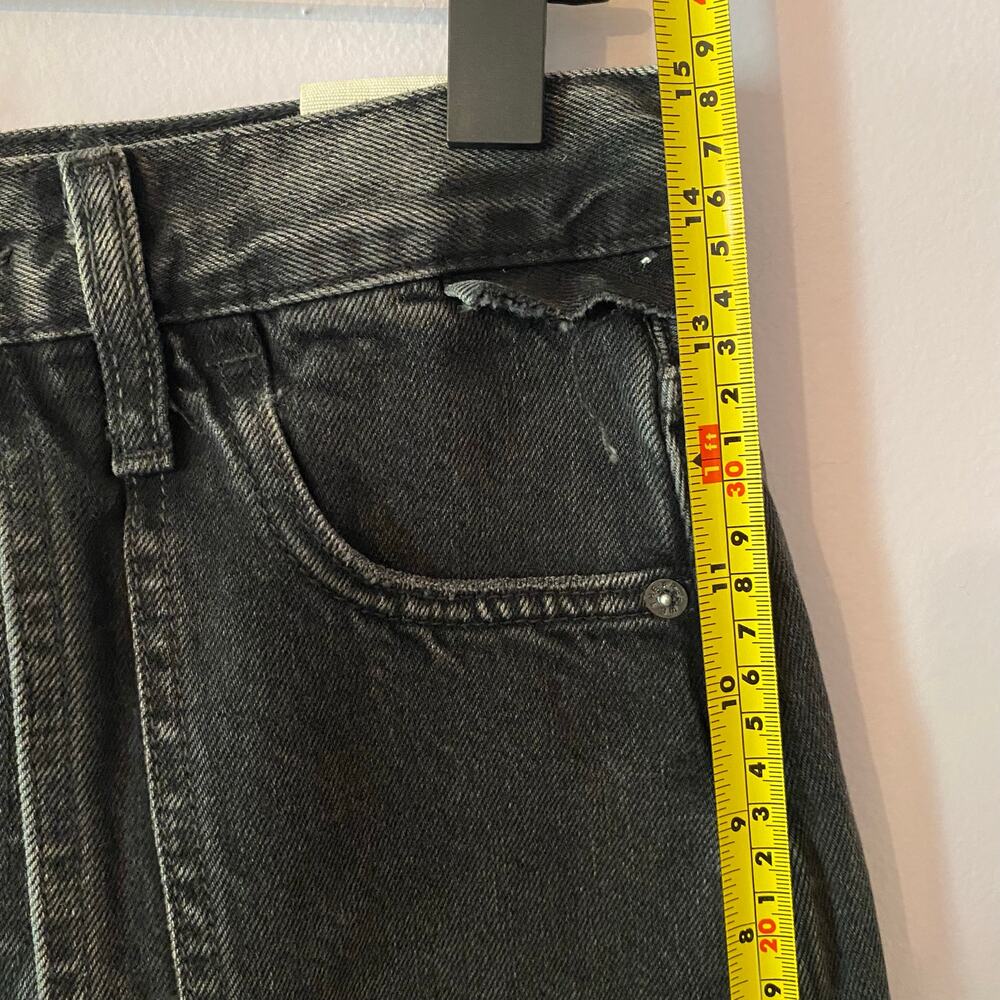 NWT We The Free Gray Wash Bare With Me Denim Mini Skirt Moxie Women's size 25 - Picture 11 of 12